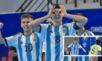 Argentina's youth in the semis of the futsal