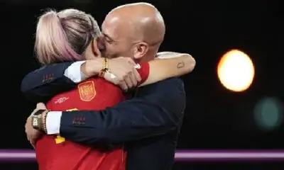 Spain female world cup kiss controversy