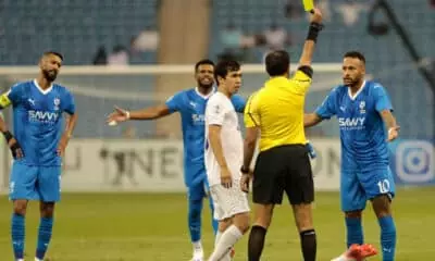 Neymar yellow card al hilal