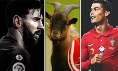 MESSI ronaldo GOAT