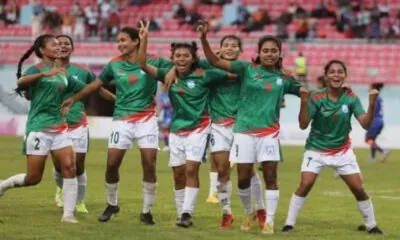 BD Women Football Team Improves in Fifa Ranking