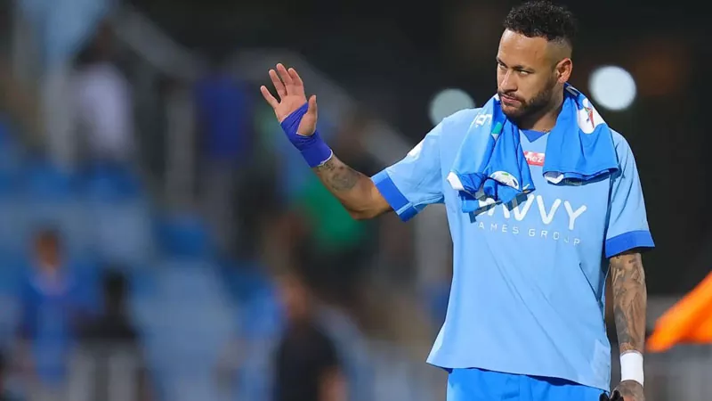 Neymar hinted to leave Al Hilal and returning to his old club