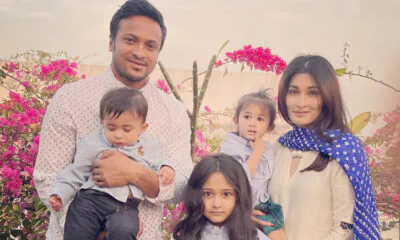 Shakib with his family