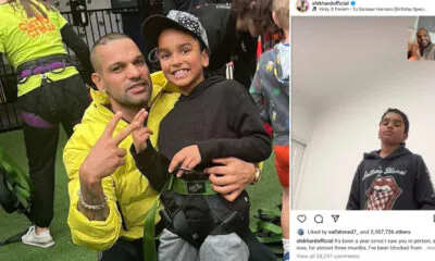 Dhawan's emotional message on his son's birthday