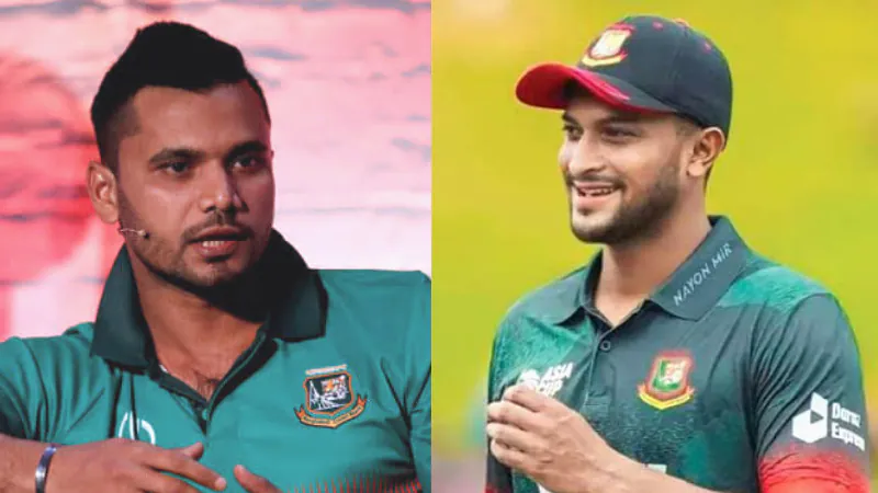 Mashrafe Mortaza and shakib al hasan