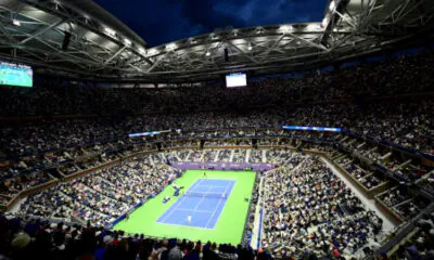 Late night tennis match (The New York Times)