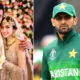 Shoaib Malik with new wife Sana Javed