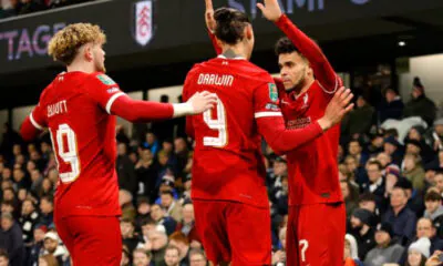 Liverpool draw against Fulham in 2nd leg of semi finali