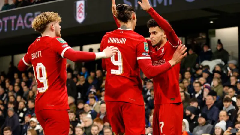 Liverpool draw against Fulham in 2nd leg of semi finali