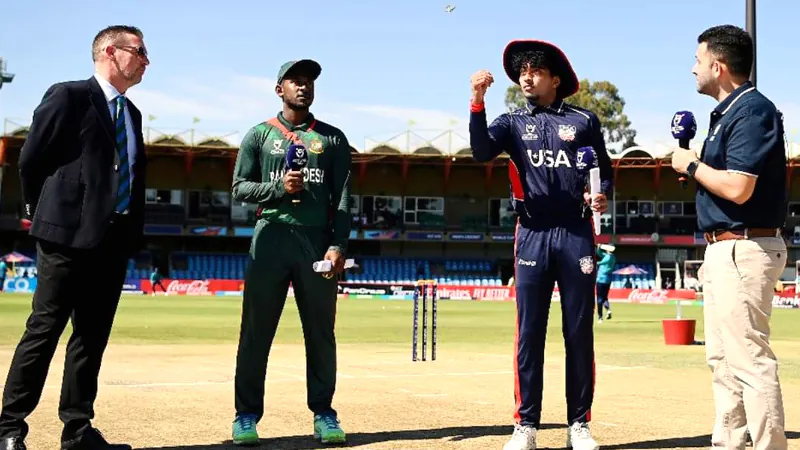 Bangladesh vs Usa u19 match toss