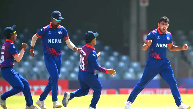 Nepal defeated Afghanistan in u19 world cup