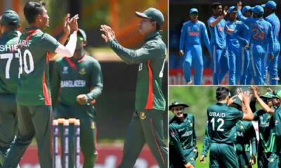 Bangladesh, India and Pakistan u19 team 2024