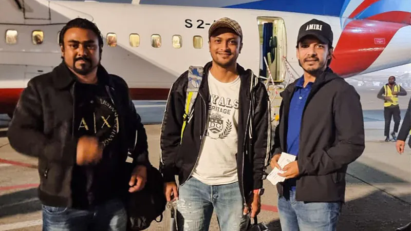 Shakib rushed to Sylhet after returning home