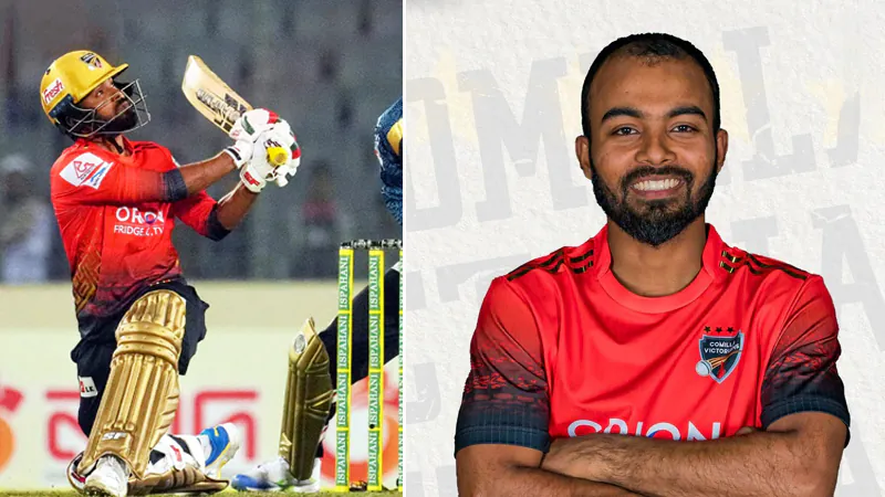 Comilla's great win on tawhid hridoys century