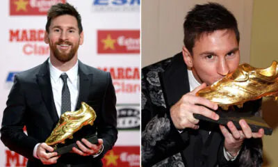 How many golden boots Messi got?