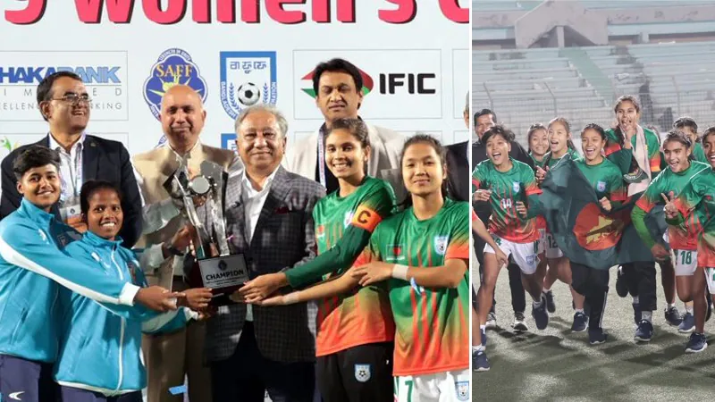 Saff u19: Bangladesh and India joint champion