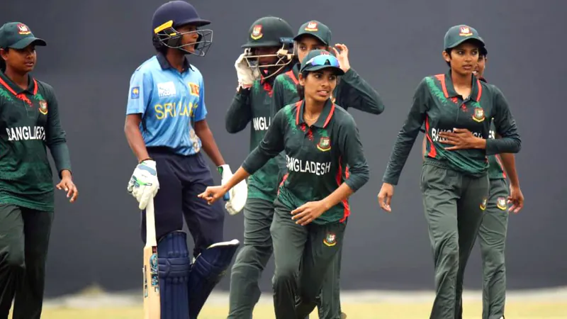 Ban vs Sri u19 women match