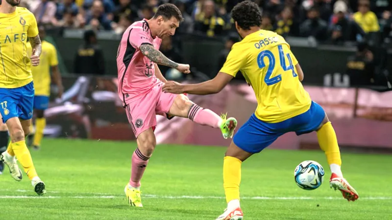 Messi against al nassr