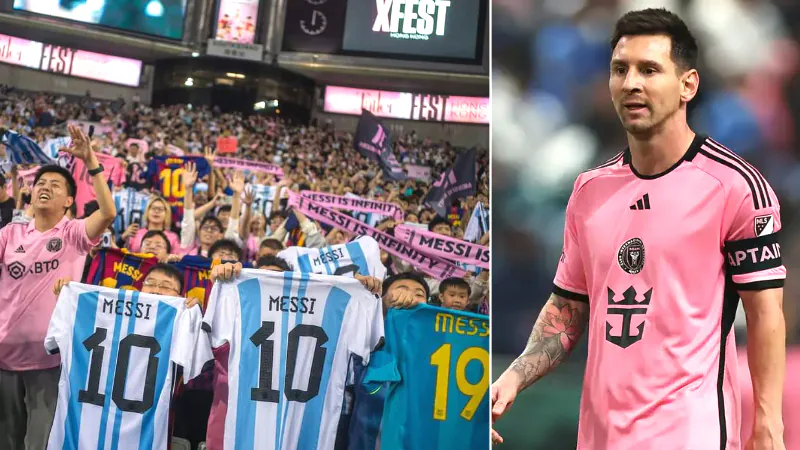 Messi's Inter miami match in Hong-Kong