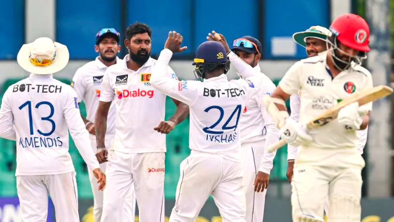 Sri lanka defeated afgan in Colombo test