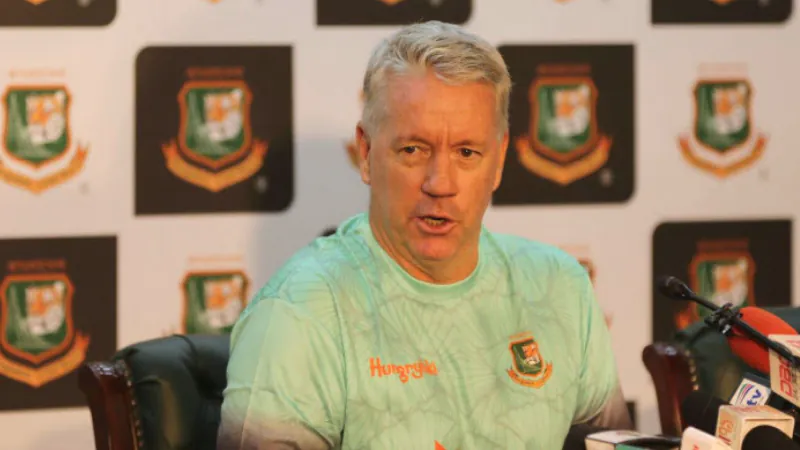 Stuart's law Bangladesh u19 coach