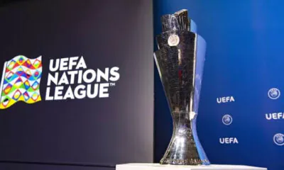 UEFE nations league trophy 2024-25