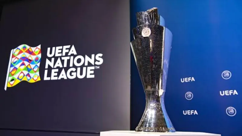 UEFE nations league trophy 2024-25