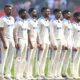 Indian test team against England