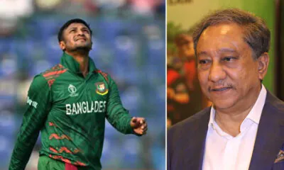 Shakib al hasan and Nazmul hasan papon