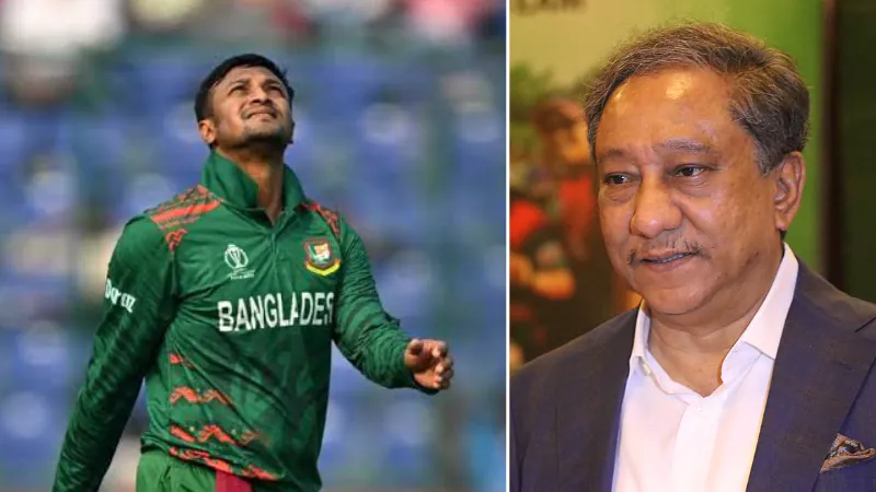 Shakib al hasan and Nazmul hasan papon