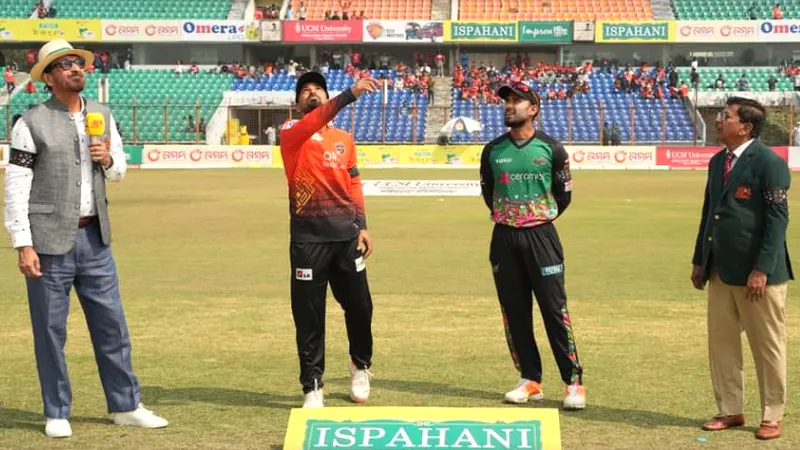 Comilla Victorians vs Sylhet strickers toss