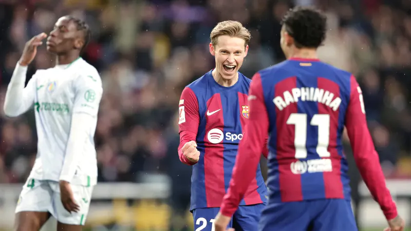 Barcelona defeated Getafe in La liga