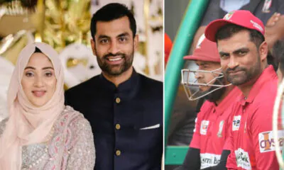 Tamim Iqbal and his wife