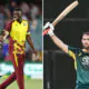 Jason Holder congratulates Glenn Maxwell