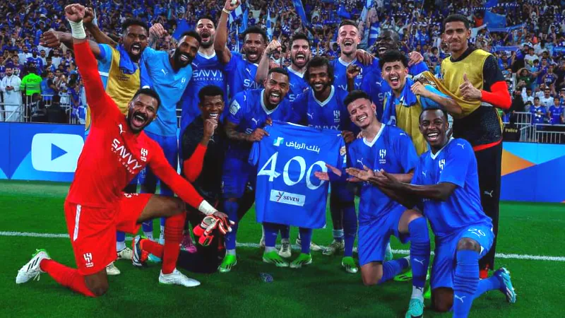 Al hilal celebration