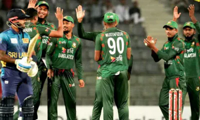 Bangladesh team against Sri lanka