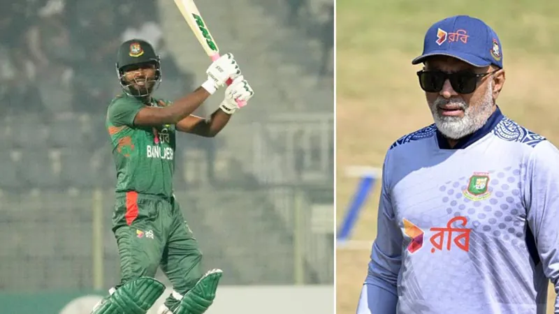 Coach Hathurusinghe is impressed with Zaker Ali's batting