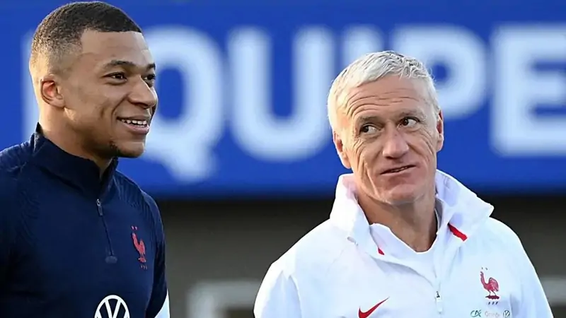 France national team coach happy with PSG benching Mbappe