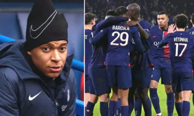 Psg match draw, Kylian mbappe as a substitute player