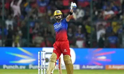 Kohli owns the highest number of sixes over Gayle