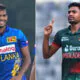 Matheesha Pathirana and Mustafizur Rahman