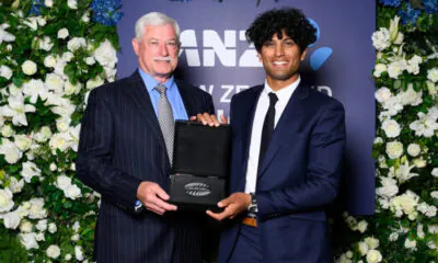 Rachin Ravindra won the New Zealand cricketer of the year award