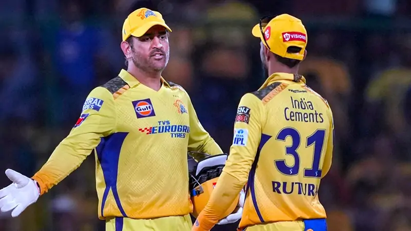 Ruthraj replaces Dhoni to lead Chennai