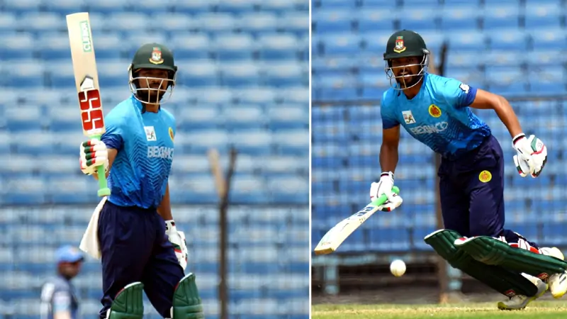 Abahani's big win with Shanta's century, one match to thet title