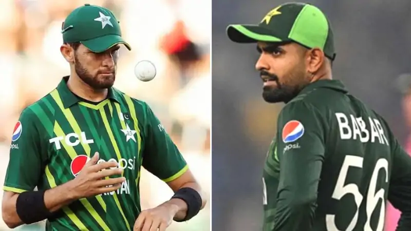 Babar Azam and Shaheen Afridi