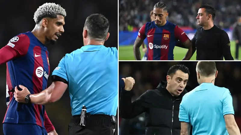 Barca's dreams of semi-finals in the Champions League are broken, the referee in Xavi's court