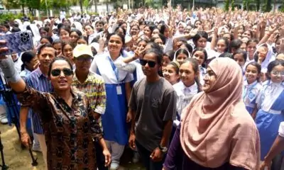 Joty's in the educational institution of Sylhet, the students were filled with joy