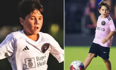 Messi's son caught the eye by scoring 5 goals in one match