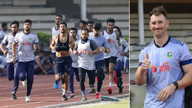 cricketer ran at Bangabandhu stadium