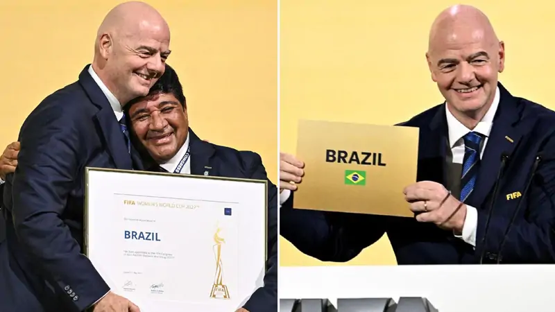 Brazil's history as the host of the football World Cup